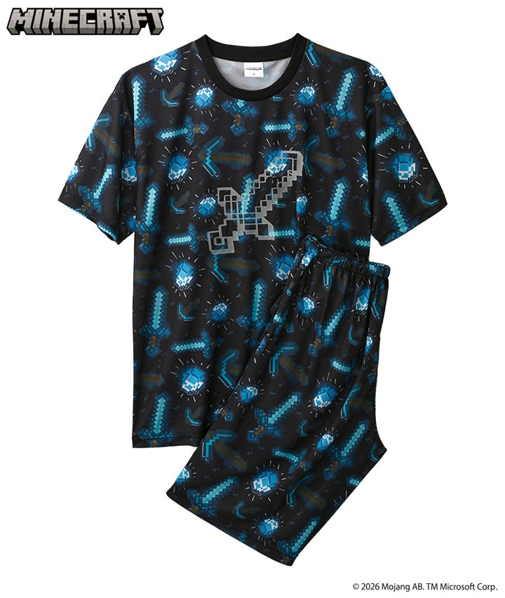 【マインクラフト】大人サイズ　ピカッと光るルームウェア
