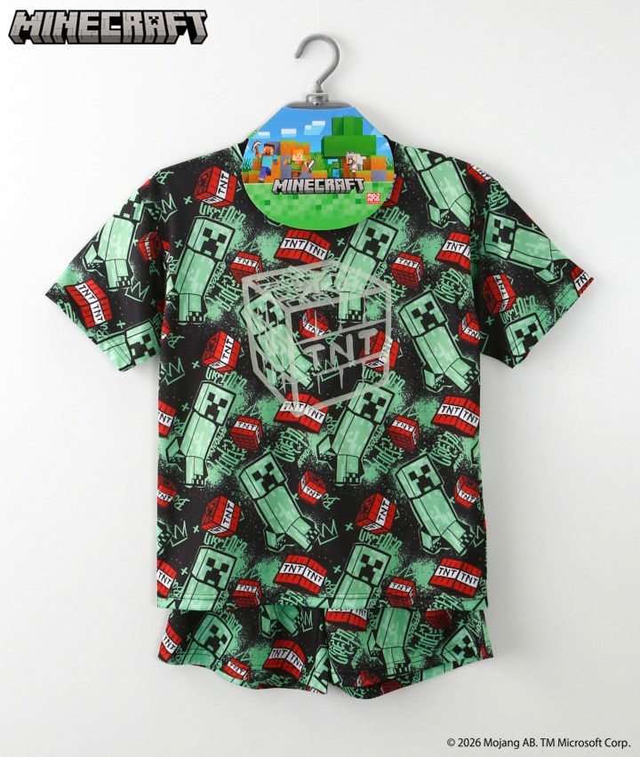 【マインクラフト】子供サイズ ピカッと光るルームウェア