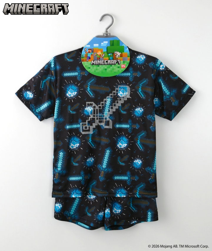 【マインクラフト】子供サイズ ピカッと光るルームウェア