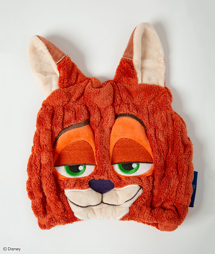 【Ｄｉｓｎｅｙ】（ニック・ワイルド）吸水速乾タオルキャップ ズートピア ニック