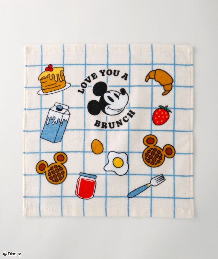 【Ｄｉｓｎｅｙ】（ミッキーマウス）おしぼりタオル ミッキーテーブル