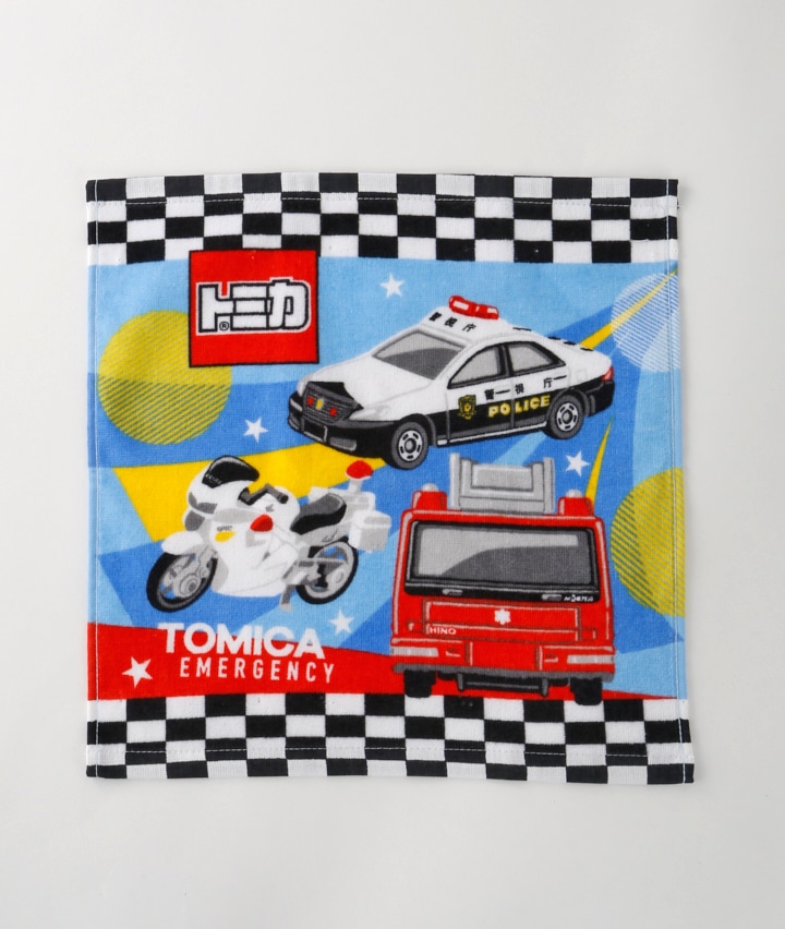 【ＴＯＭＩＣＡ】おしぼりタオル トミカマーチ