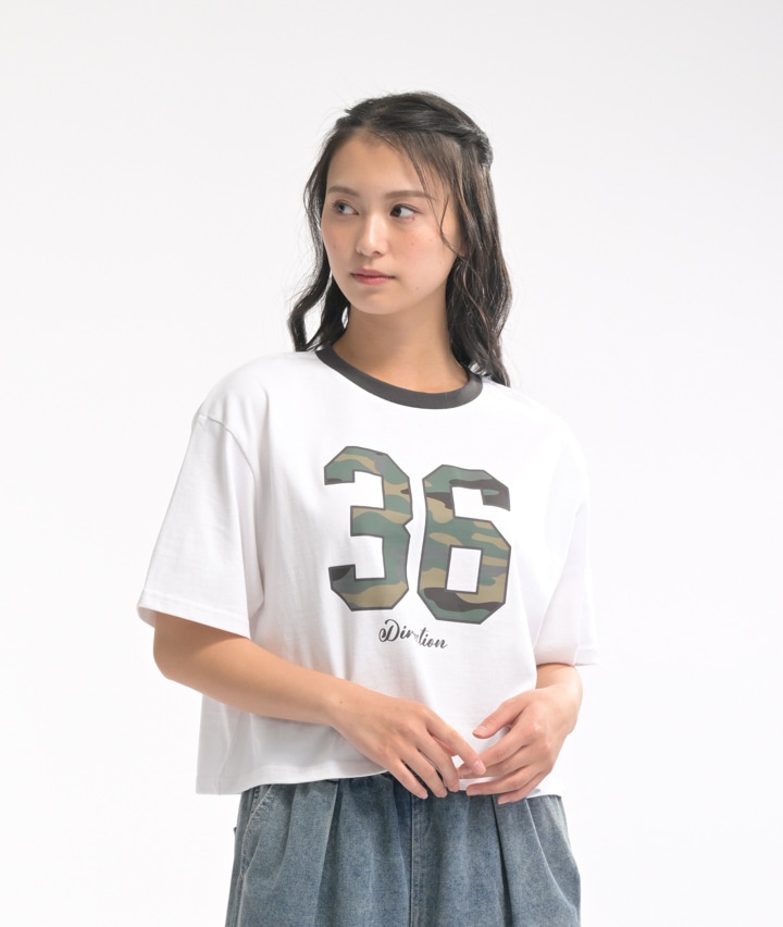 迷彩ナンバリングＴシャツ