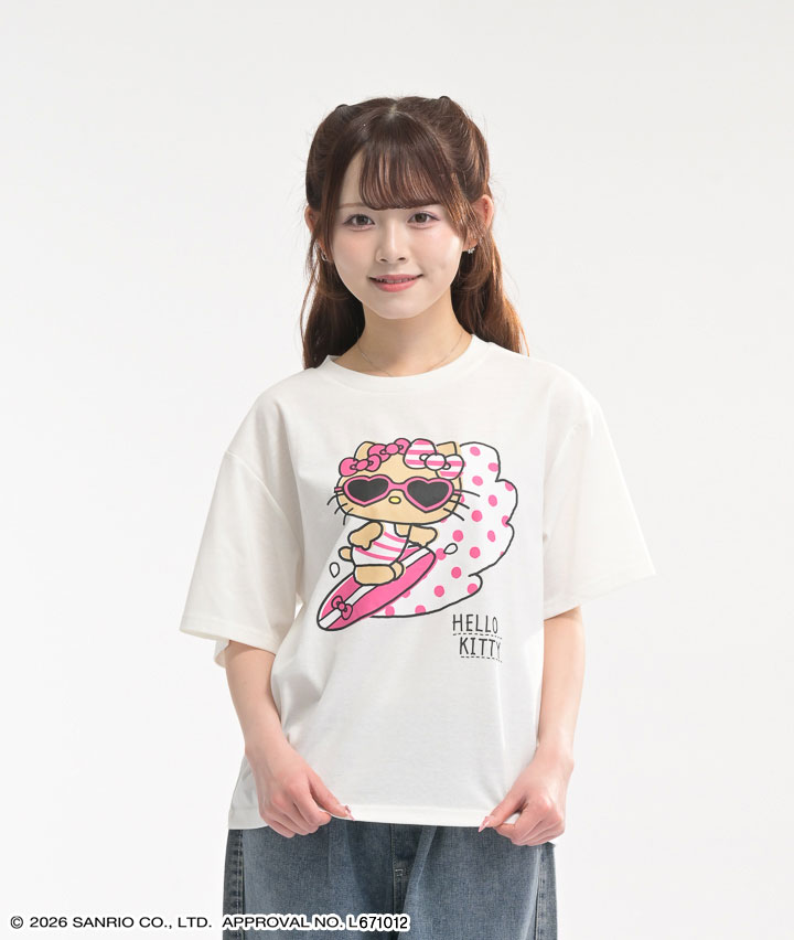【サンリオキャラクターズ】ハローキティＴシャツ