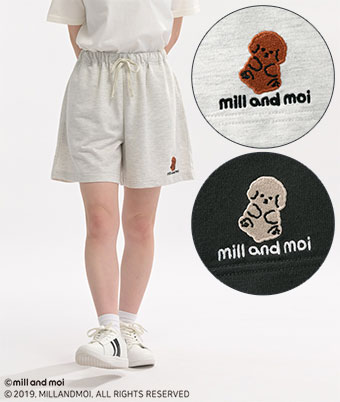 【ｍｉｌｌ ａｎｄ ｍｏｉ】ミニ裏毛ショートパンツ