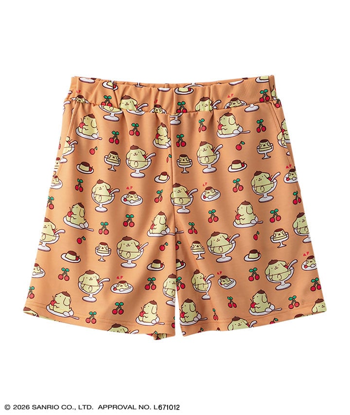 【サンリオキャラクターズ】総柄ショートパンツ