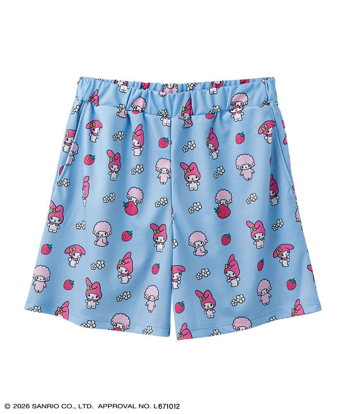 【サンリオキャラクターズ】総柄ショートパンツ