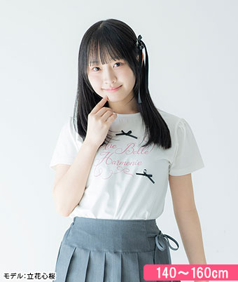 リボン付きＴシャツ