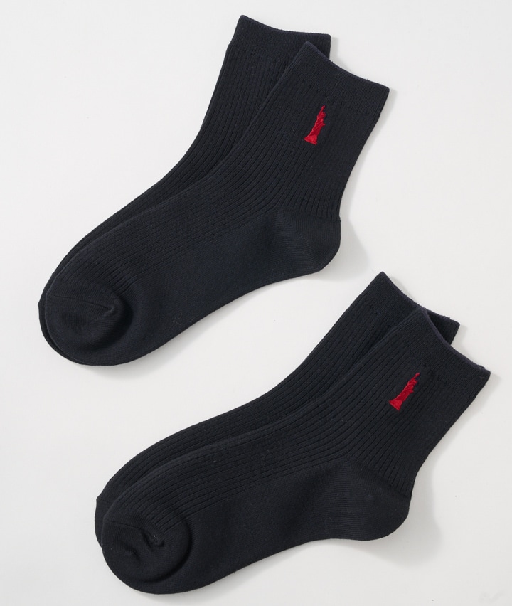 【ＥＡＳＴＢＯＹ】（２足組）刺繍ソックス