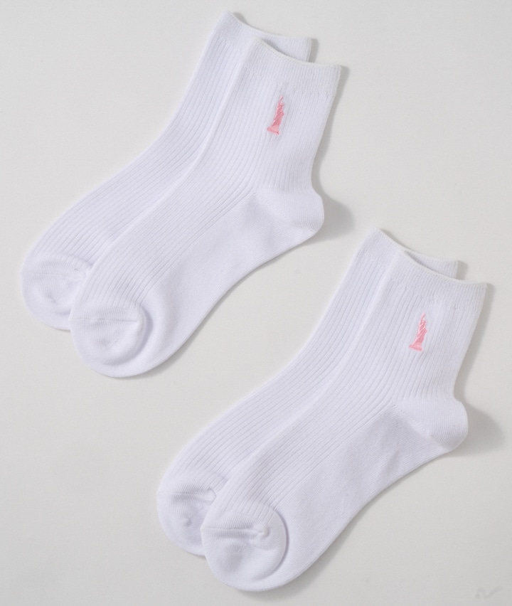 【ＥＡＳＴＢＯＹ】（２足組）刺繍ソックス