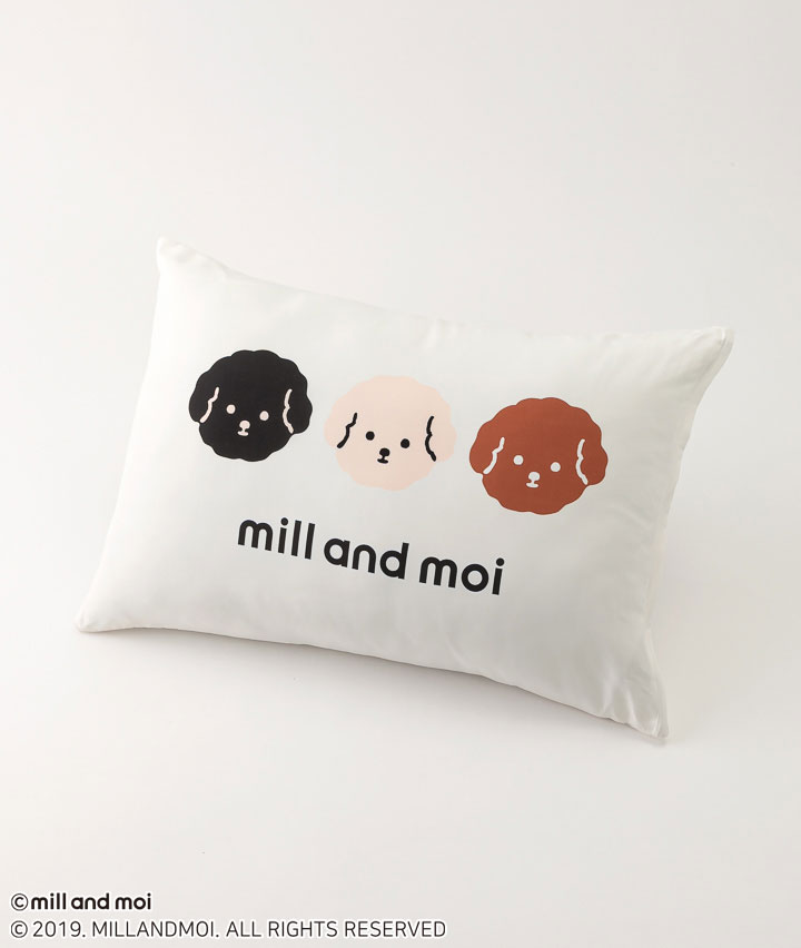 【ｍｉｌｌ　ａｎｄ　ｍｏｉ】カバー付き枕