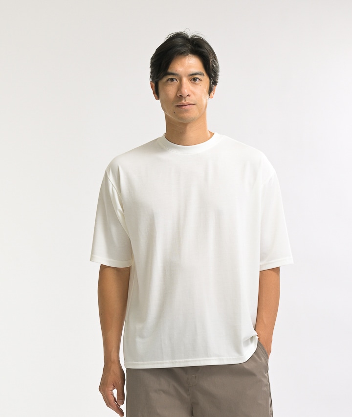 （接触冷感・ＵＶカット）（強冷感）シルキーエアーアイスＴシャツ