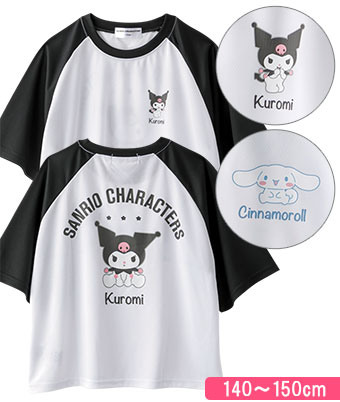 【サンリオキャラクターズ】女児メッシュＴシャツ