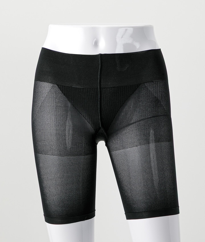 【グンゼ】【ＲＩＺＡＰ】ヒップアップ補整３分丈ボトム