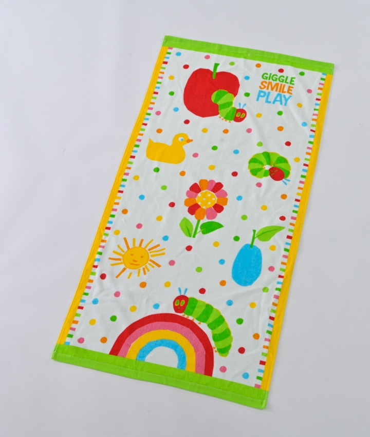 【はらぺこあおむし】バスタオル