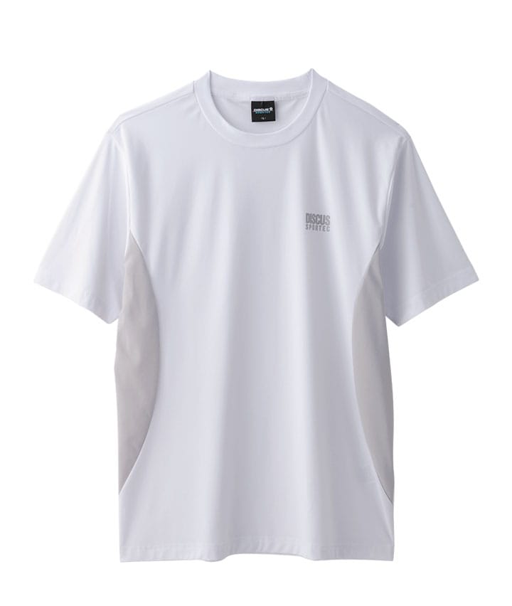 【ＤＩＳＣＵＳ】（接触冷感）脇配色切替Ｔシャツ