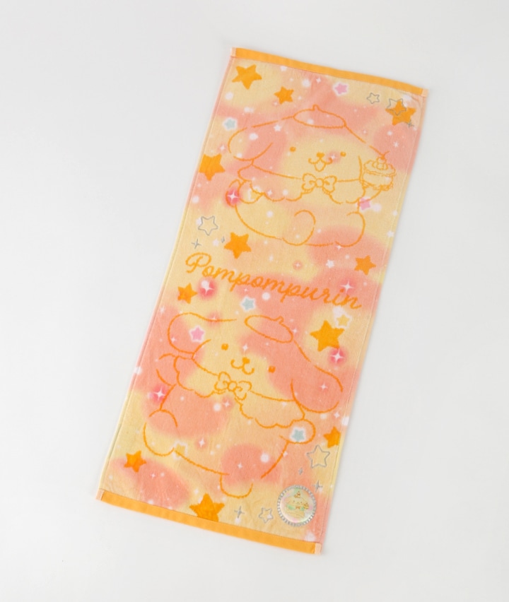 【サンリオキャラクターズ】ポムポムプリン ゆめきらプリン フェイスタオル
