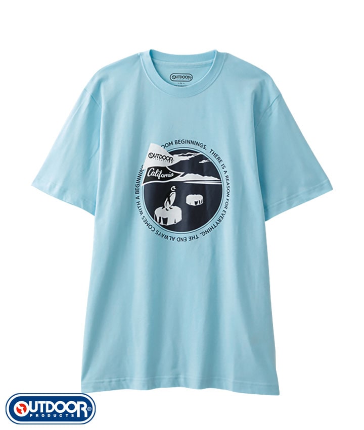 【ＯＵＴＤＯＯＲ ＰＲＯＤＵＤＴＳ】綿天竺ペンギンＴシャツ