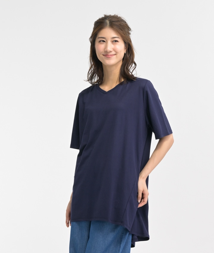 おおきいサイズの洋服 大きいサイズ】メローリブトップス(カットソー・Tシャツ) | eur3