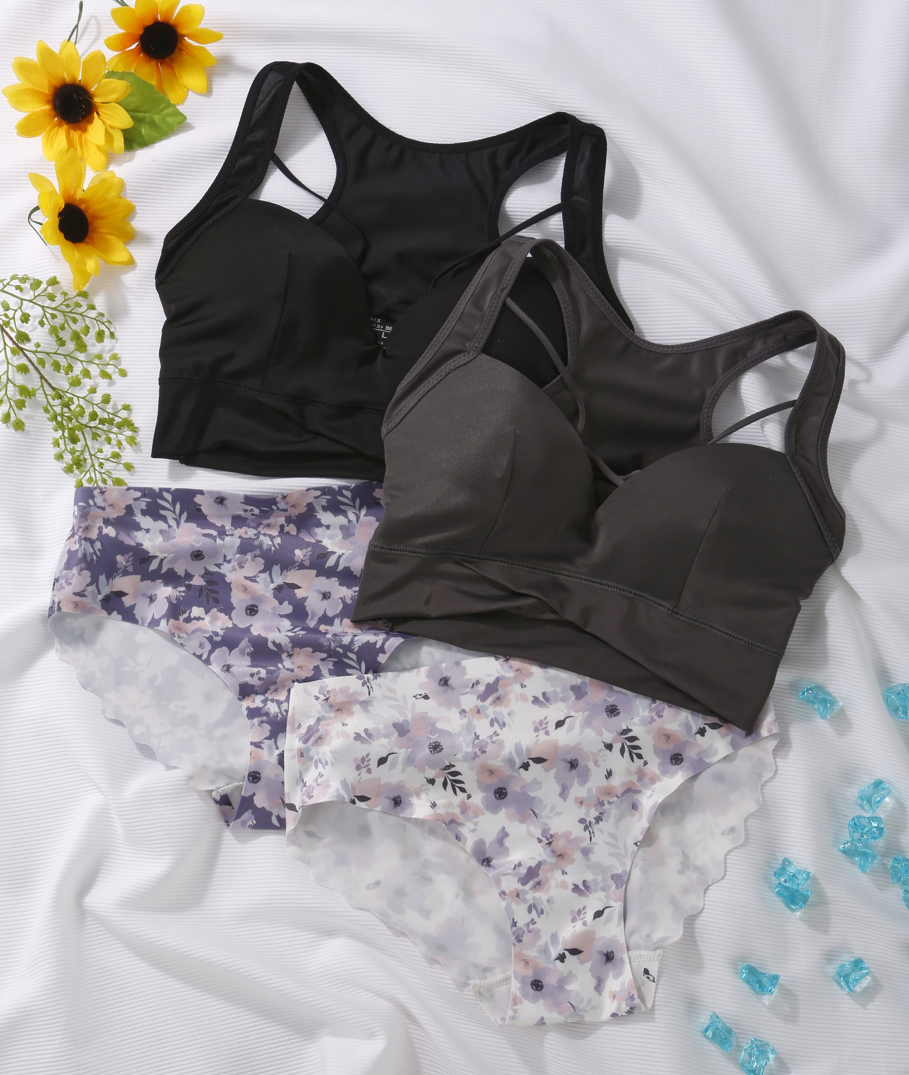 LA PERLA グレー/ピンク ブラジャーショーツセット パシオスNet‐公式通販】ブラジャー＆ショーツセット|レディース