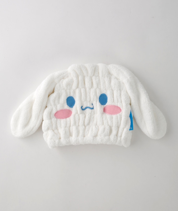【サンリオキャラクターズ】吸水速乾タオルキャップ（シナモロール）