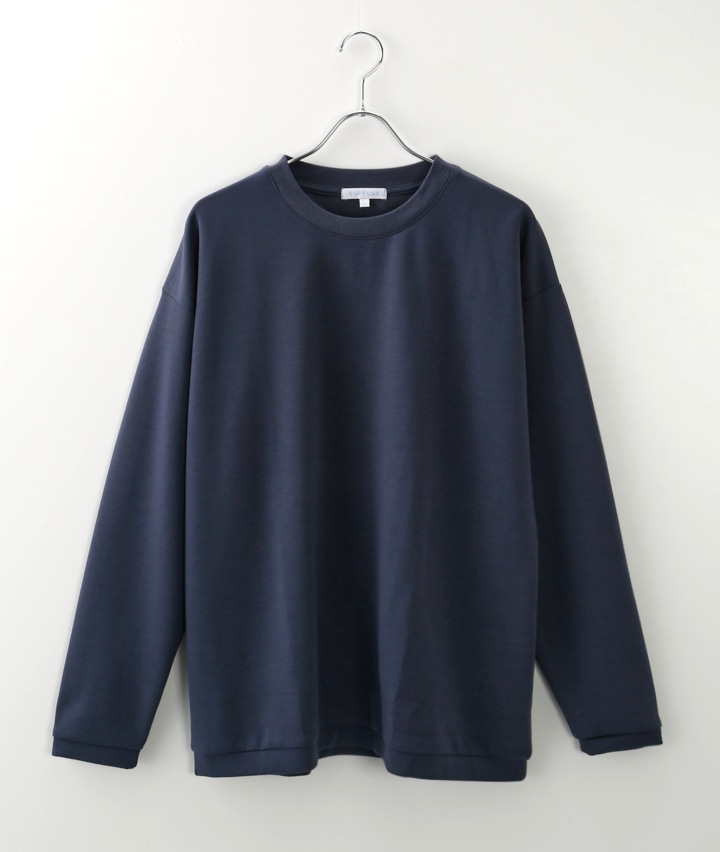 【シルキーエアー】（速乾・ＵＶケア・ソフトタッチ）オーバーサイズトレーナー