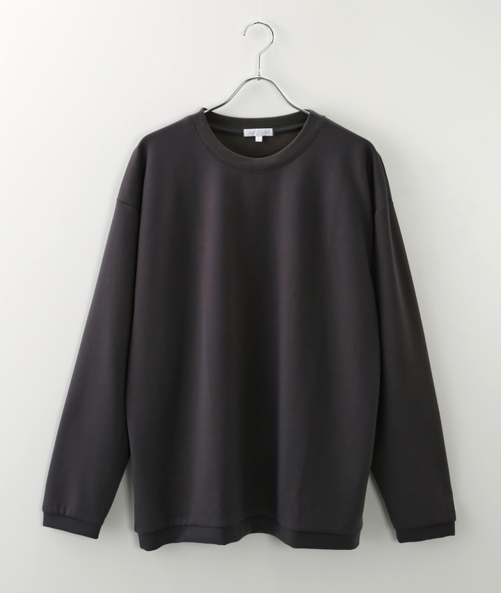 【シルキーエアー】（速乾・ＵＶケア・ソフトタッチ）オーバーサイズトレーナー