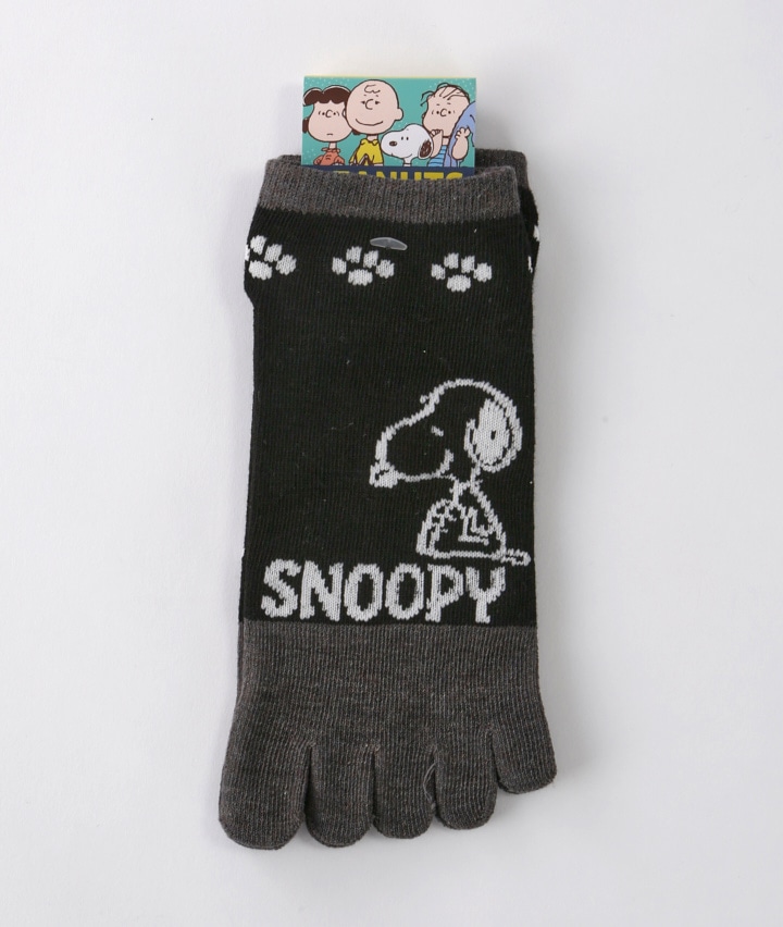 【ＰＥＡＮＵＴＳ】（スヌーピー）（１足物）５本指ソックス