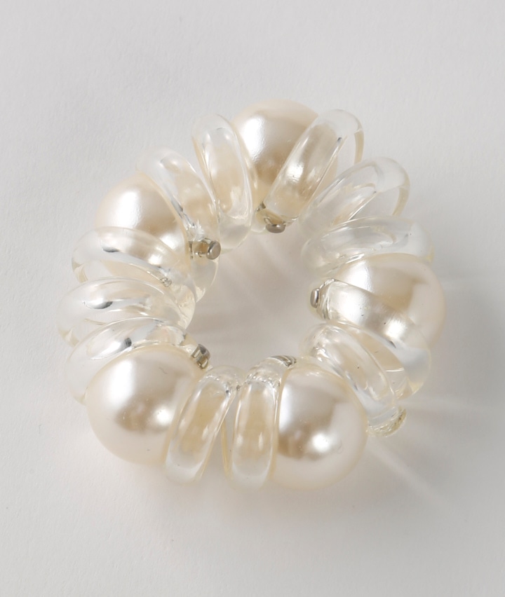 スパイラルゴム（大パール）