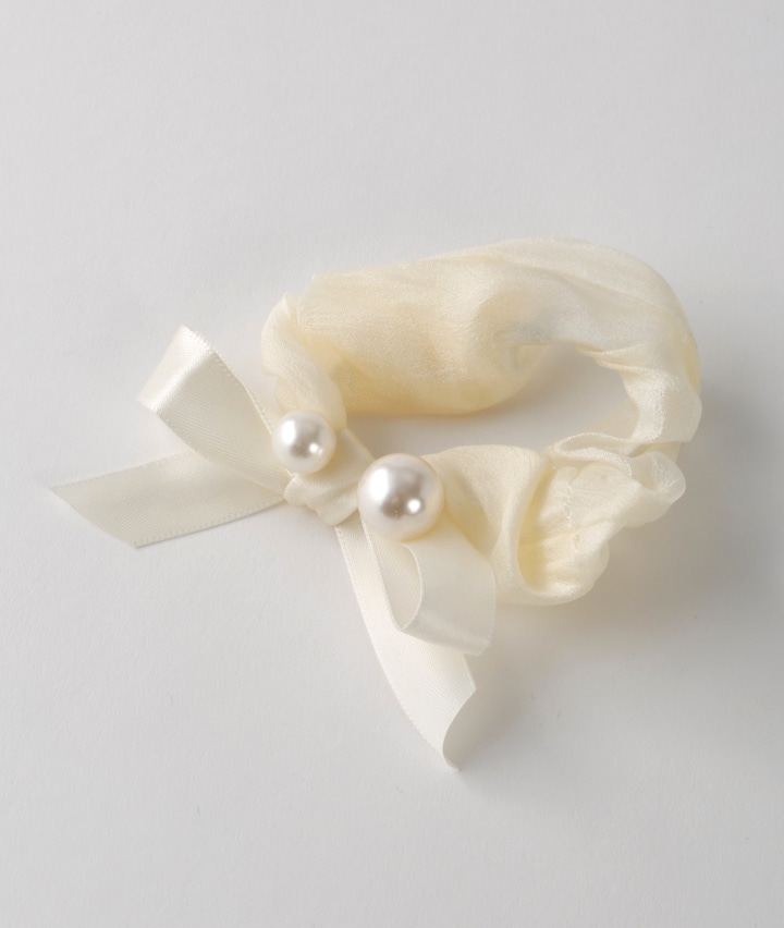 パールリボンシュシュ