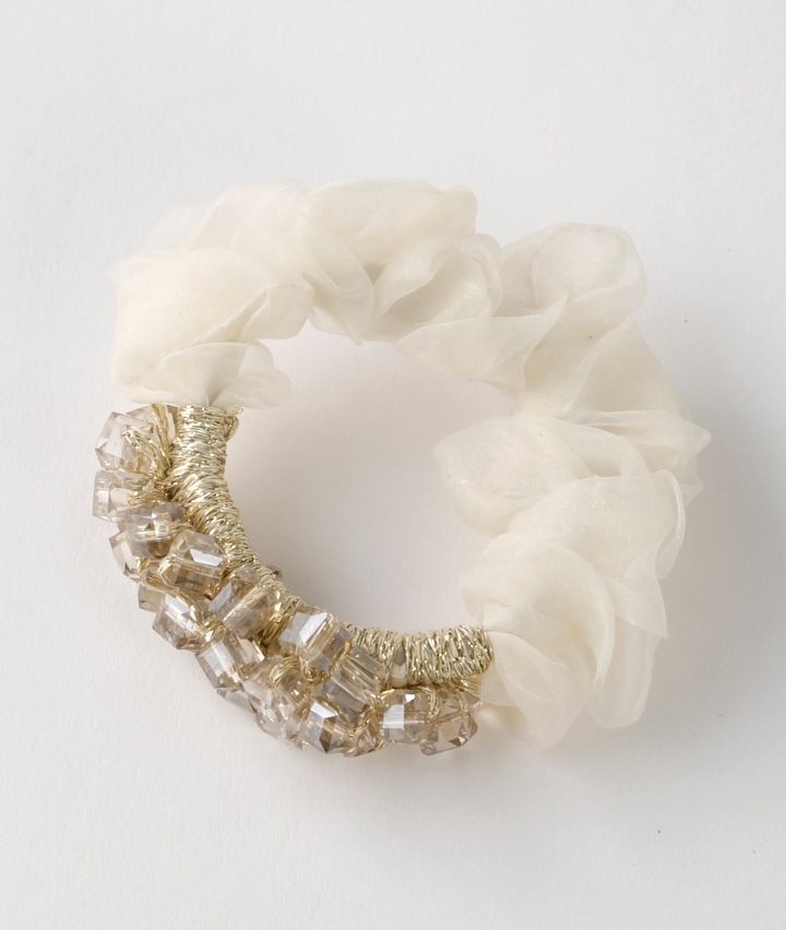 スクエアビーズシュシュ