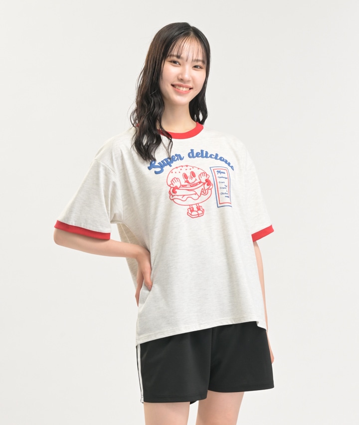 tシャツ Castanas asadas プリントカットソー レディース パシオスNet‐公式通販】カットソー・Tシャツ|レディース