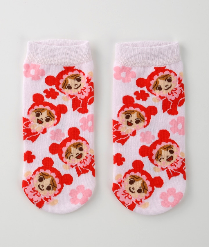 【それいけ！アンパンマン】（赤ちゃんマン）（１足物）フロント柄ソックス