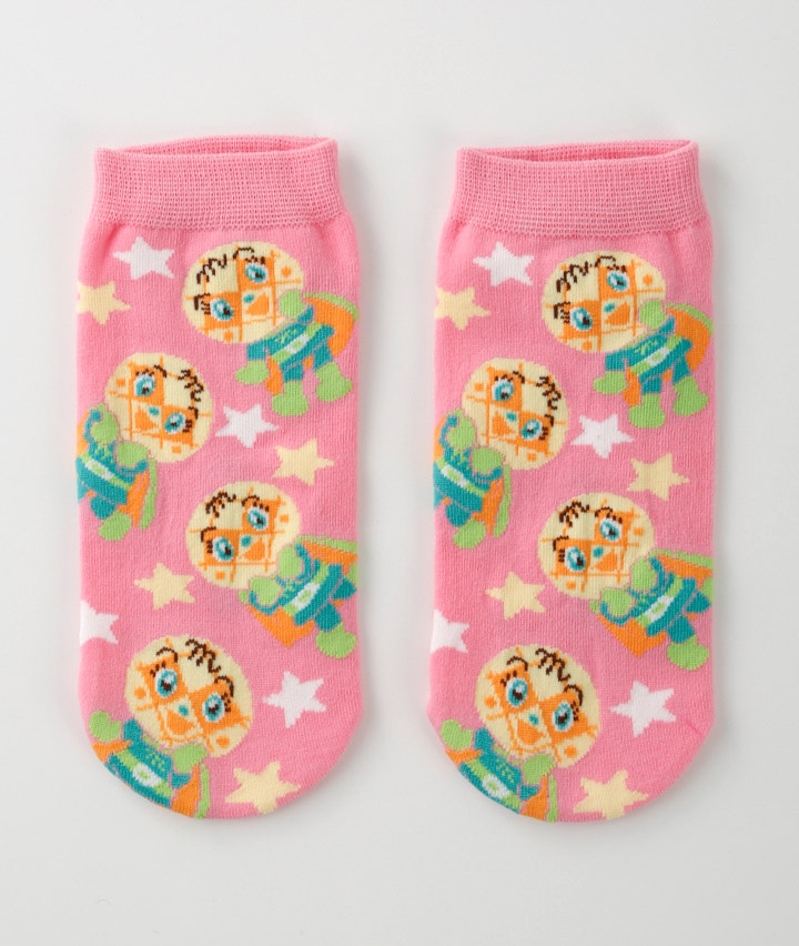 【それいけ！アンパンマン】（メロンパンナ）（１足物）フロント柄ソックス