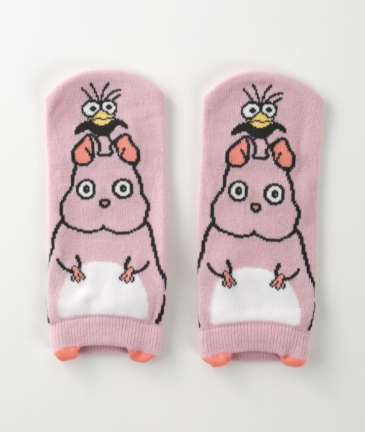 【千と千尋の神隠し】（坊ネズミ×ハエドリ）（１足物）フロント柄ソックス