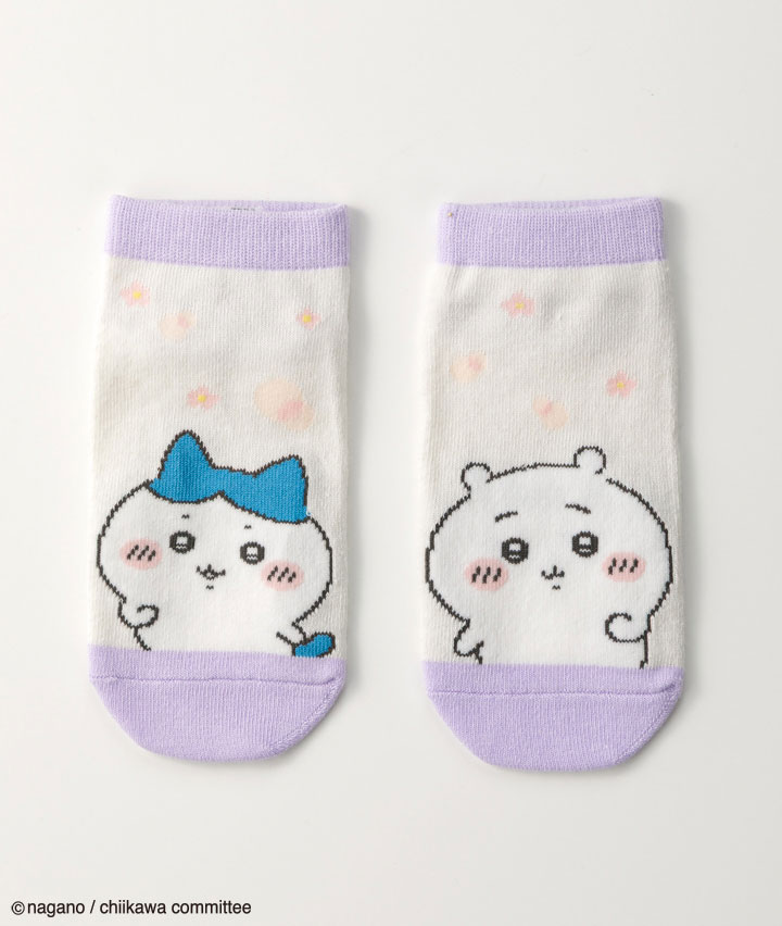 【ちいかわ】（ちいかわ）（ハチワレ）（１足物）フロント柄ソックス