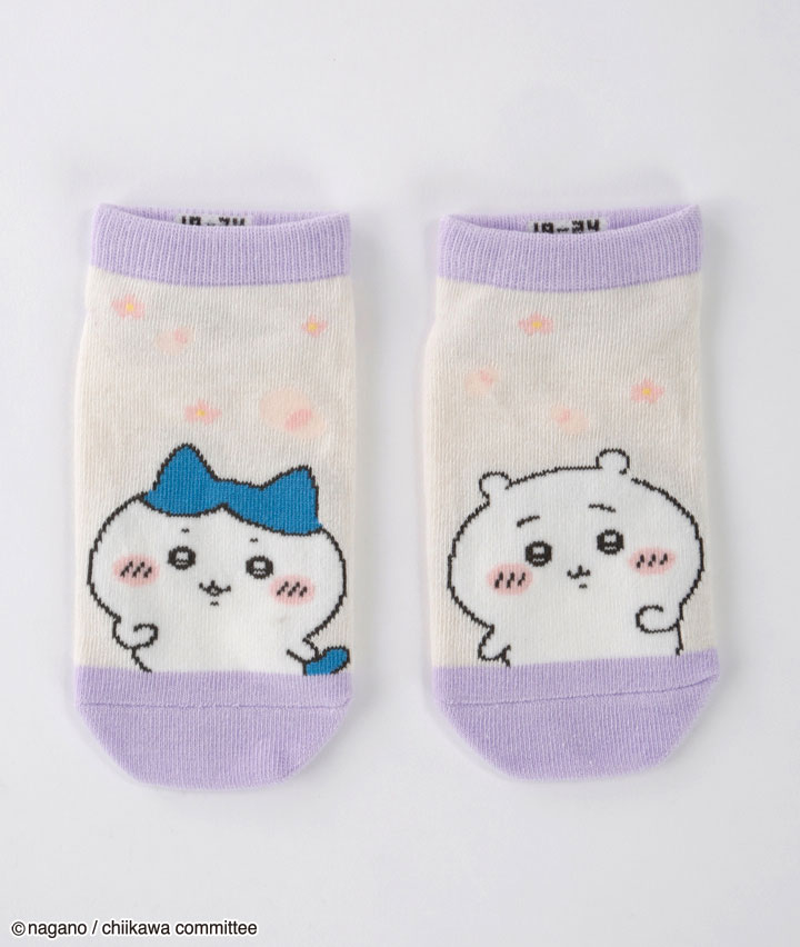 【ちいかわ】（ちいかわハチワレ）（１足物）フロント柄ソックス