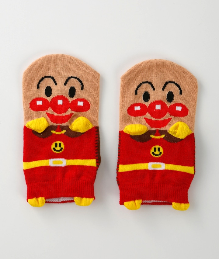 【それいけ！アンパンマン】（アンパンマン）（１足物）フロント柄ソックス