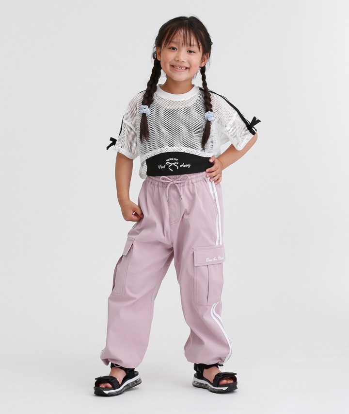 女児ラインカーゴパンツ