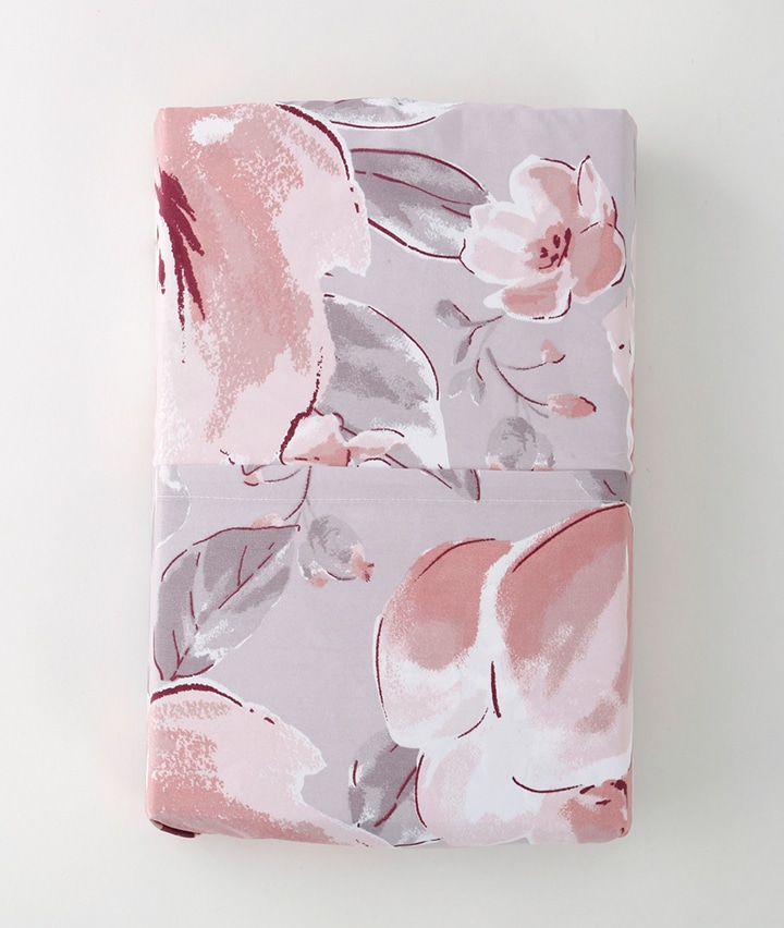 敷布団・マットレス兼用シーツ　バラ柄