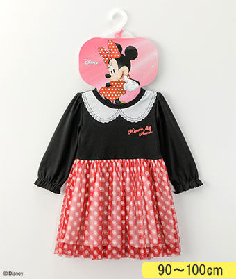 【Ｄｉｓｎｅｙ】（ミニーマウス）ベビー女児ワンピース