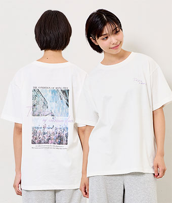 バックプリント半袖Ｔシャツ