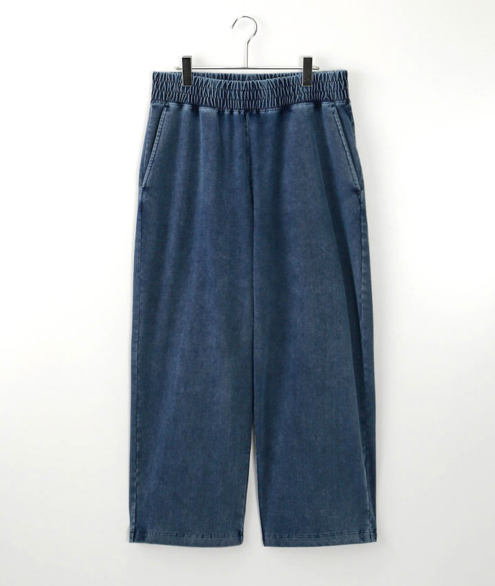 ニットデニムワイドパンツ