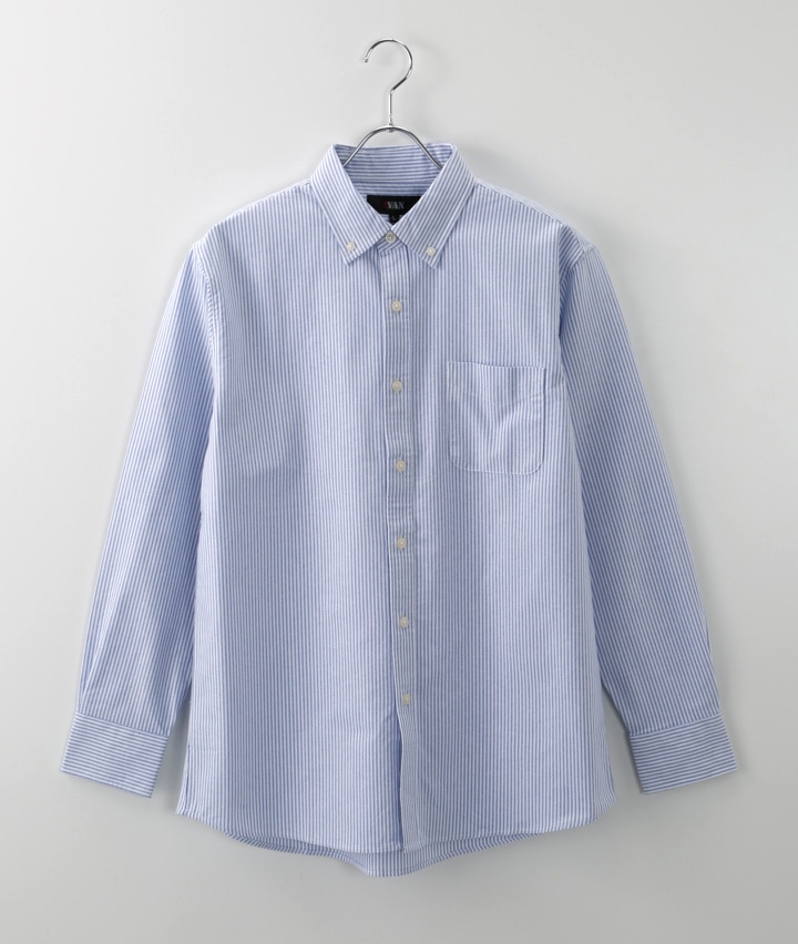 【Ｍｒ．ＶＡＮ】オックスストライプボタンダウンシャツ