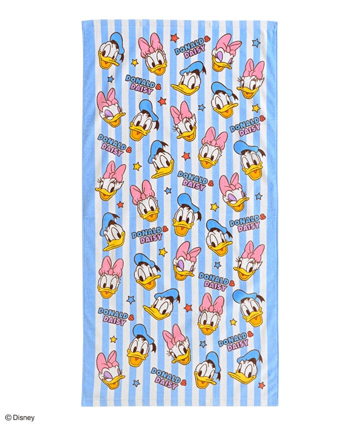 【Ｄｉｓｎｅｙ】（ドナルド＆デイジー）バスタオル