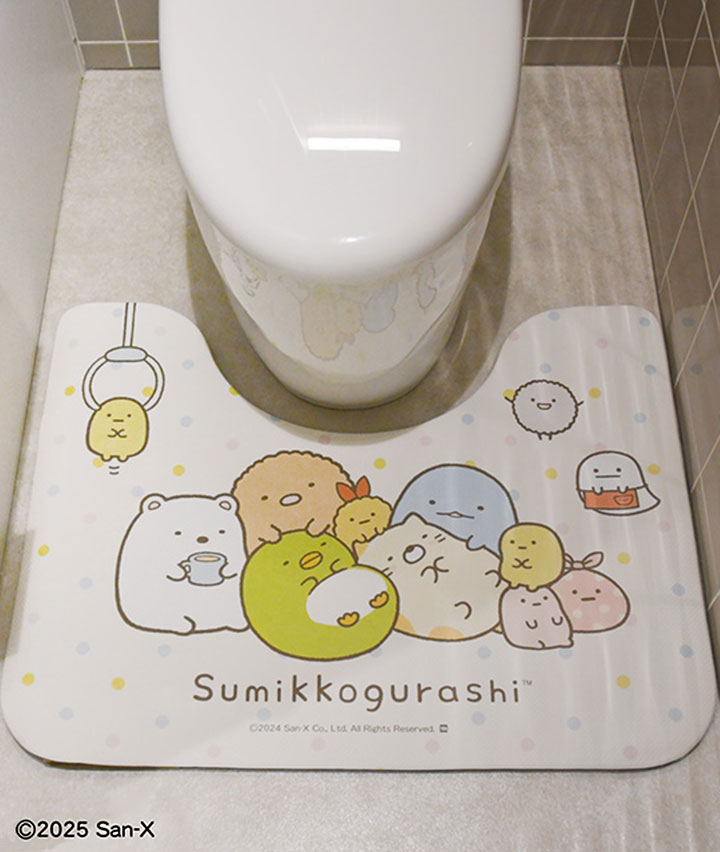 【すみっコぐらし】（大判サイズ）ほんわかタイムＰＶＣトイレマット