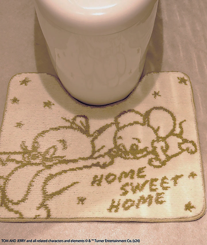 【トムとジェリー】我が家でかけっこタフトトイレマット