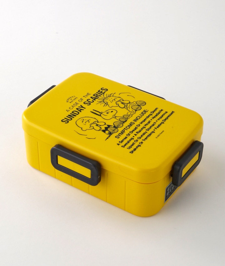 【ＰＥＡＮＵＴＳ】（スヌーピー）日本製抗菌４点ロックランチボックス　グッドネス７５ｔｈ柄　６５０ｍｌ