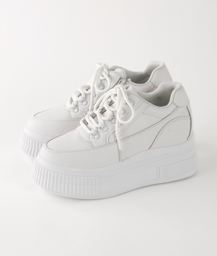 厚底デザインスニーカー