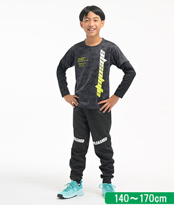 ボーイズフェイクレイヤードメッシュＴシャツ
